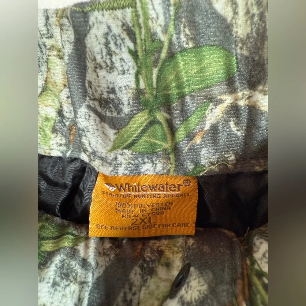 NWT Mossy Oak Whitewater Rainblocker Men's‎ Camouflage Pants Size 2XL